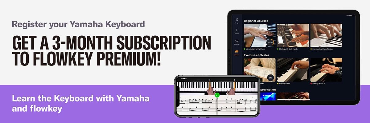 電子琴 flowkey 活動橫幅