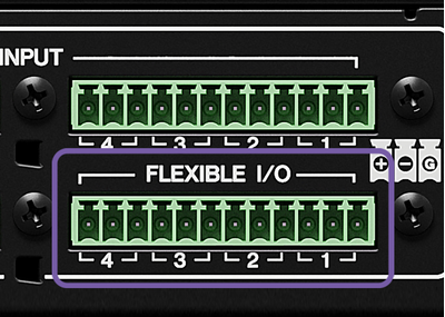 4 通道 FLEXIBLE I/O (Euroblock)