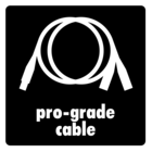 使用隨附的專業分接線 (Breakout cable)，提供純淨的立體聲輸出。