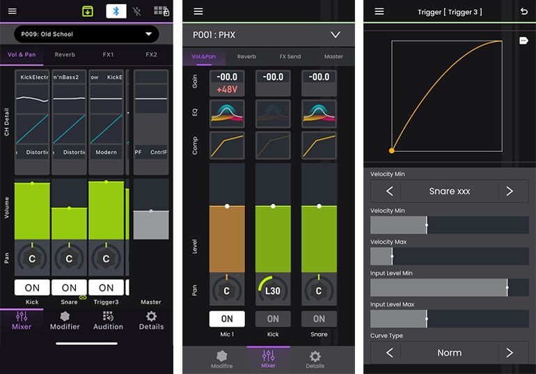 顯示詳細設定的 EAD Touch 應用程式畫面。