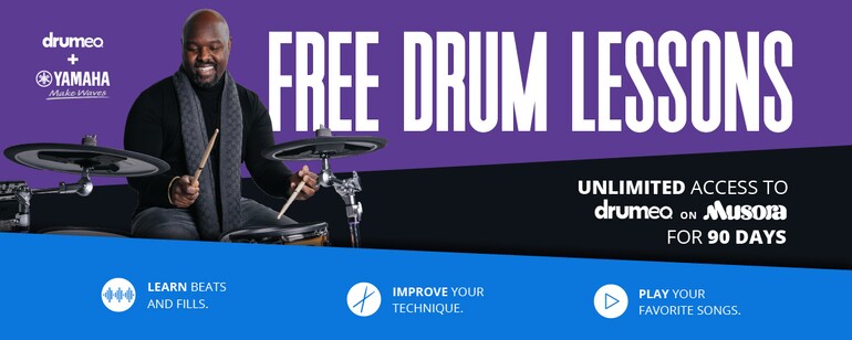 Drumeo 活動橫幅