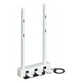 Optional metal three-pedal pedal unit for P-125aWH (white model)