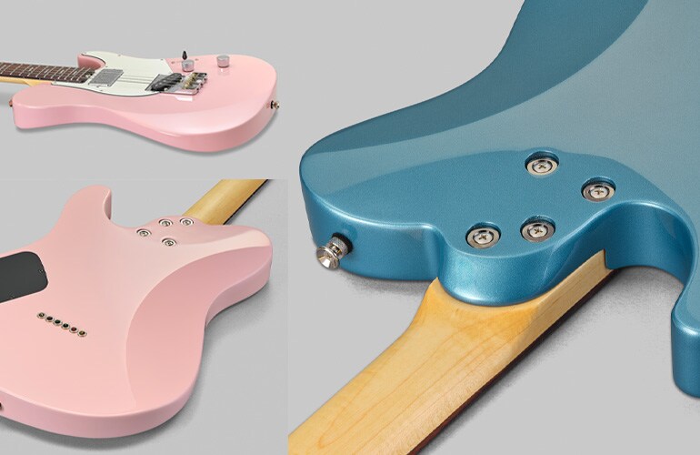 Pacifica SC Professional 的琴身外型，具備提升手感的流線設計