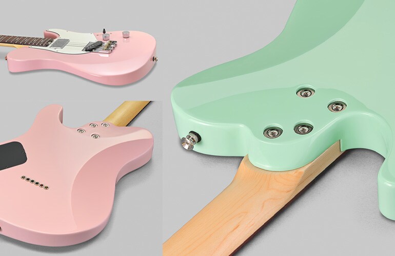 Pacifica SC Standard Plus 的琴身外型，具備提升手感的流線設計