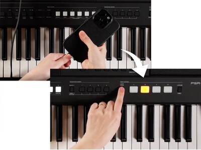 PSR-E483 快速取樣功能圖