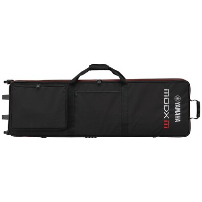 MODX M soft case placed horizontally, showing exterior shape and material texture.