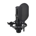 Yamaha Condenser Microphone YCM705 (Black) with Shock mount and Pop filter