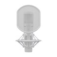 Yamaha Condenser Microphone YCM705 (White) with Shock mount and Pop filter