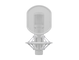 Yamaha Condenser Microphone YCM705 (White) with Shock mount and Pop filter