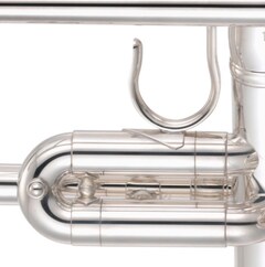 J-shape 1st tuning slide finger hook