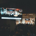 Image: Interior view of CityLight Church worship space in Lincoln, Nebraska with stage lighting and audience seating.