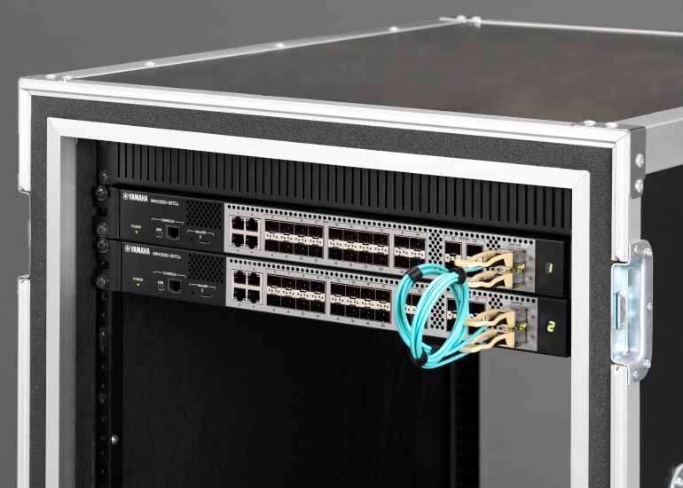 100GbE 堆疊支援：雙裝置統一管理