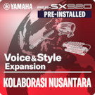 Kolaborasi Nusantara 印尼音色（預先安裝擴充包 - Yamaha Expansion Manager 相容資料）

