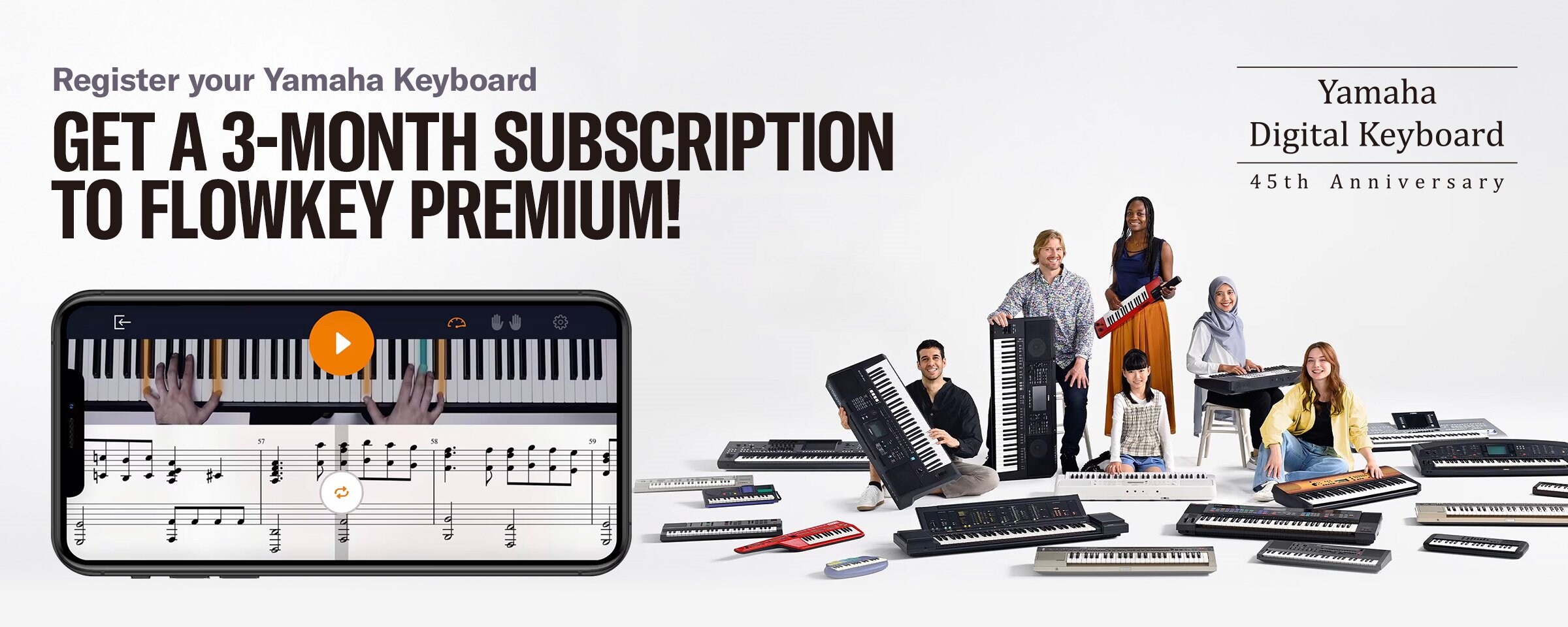 Flowkey 活動主視覺圖