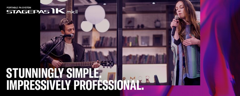 Yamaha Portable PA System STAGEPAS 1K mkII