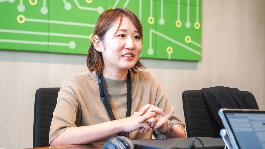Toyoshima 女士在採訪中發言