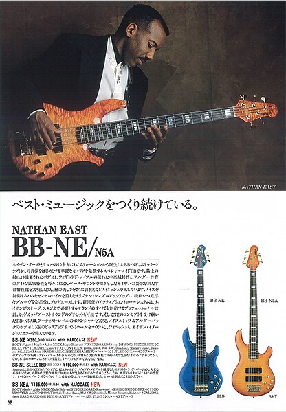 BB-NE Nathan East 簽名琴款
