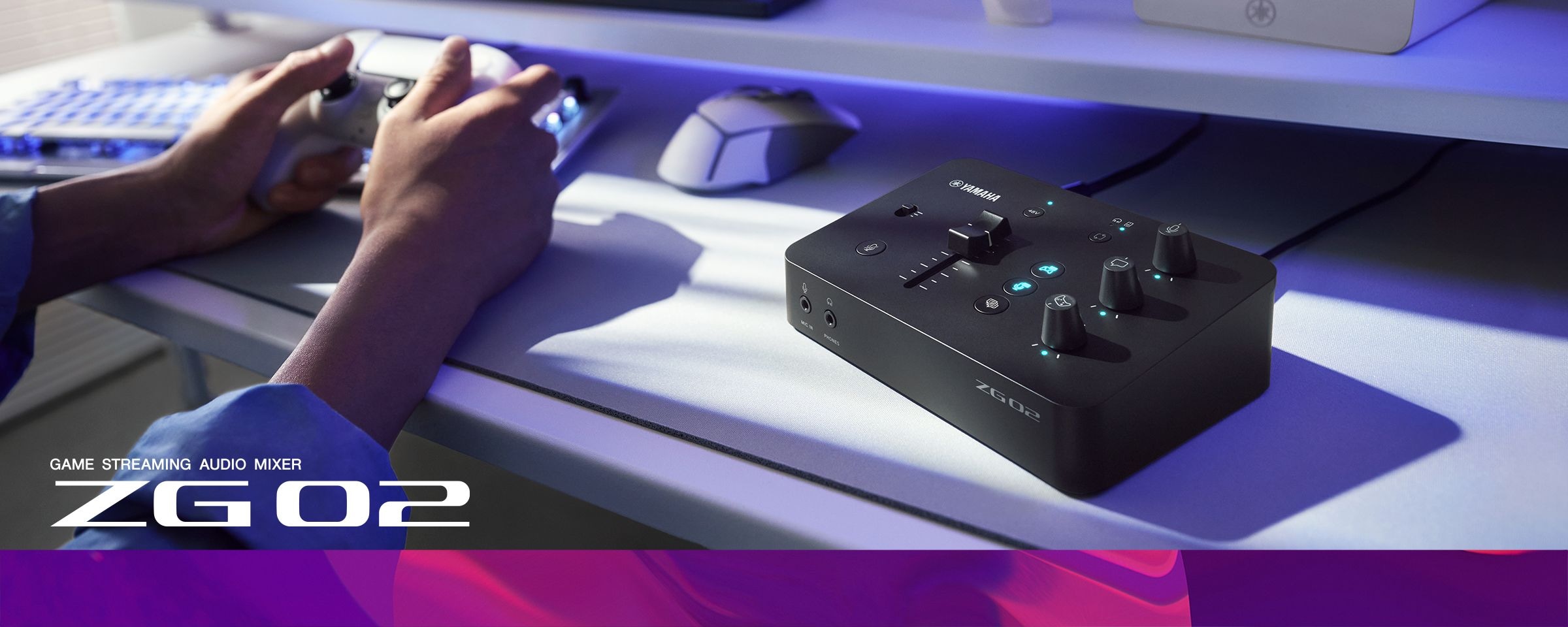 Yamaha Game Streaming Audio Mixer ZG02